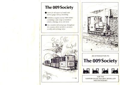 cover 009 Society leaflet from 1990.