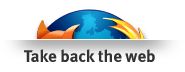 Take back the web - Get Firefox
