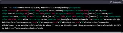 chat openai written code for HTML Test Page for CSS Style Guide.